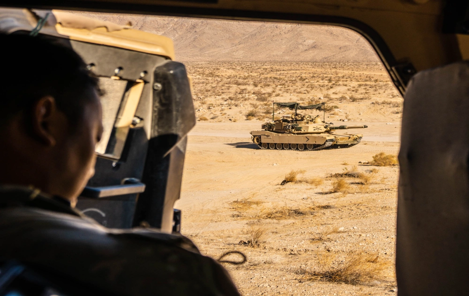 NTC Exercise Solider Looking Out Window