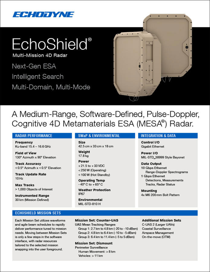 Download EchoShield Technical Specs