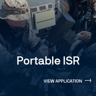 Defense radar for portable ISR