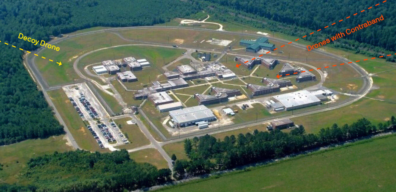 Lieber Correctional Facility Contraband Drop