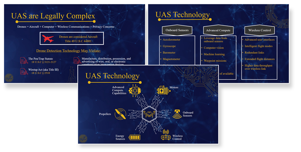 CUAS webinar slide preview